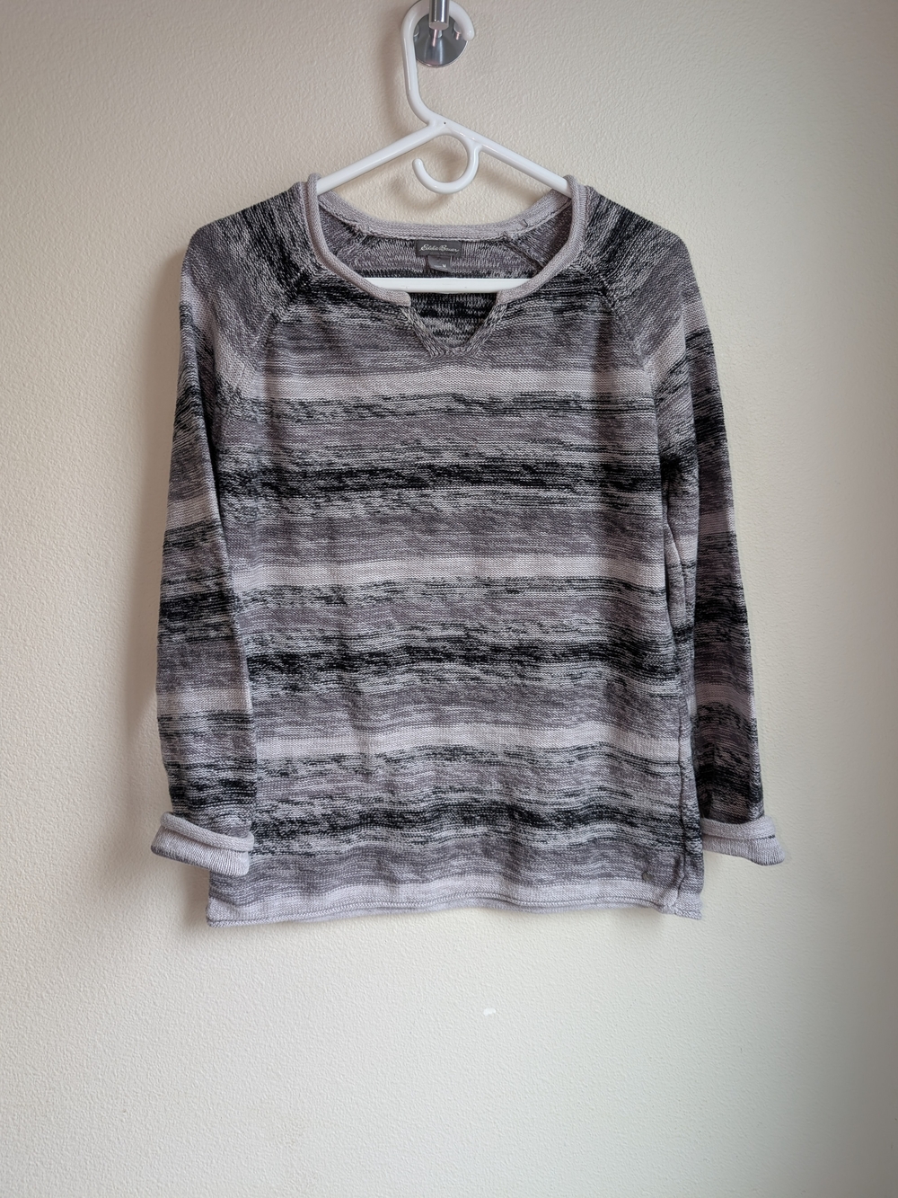 Eddie Baur 100% Cotton Pull Over Sweater Size M